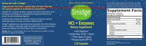 HCl+ Enzymes by Smidge Label