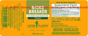 Stone Breaker Compound by Herb Pharm Supplement Facts