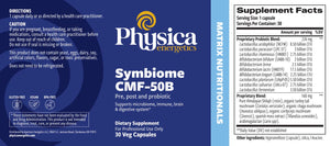 Symbiome CMF-50B by Physica Energetics Supplement Facts