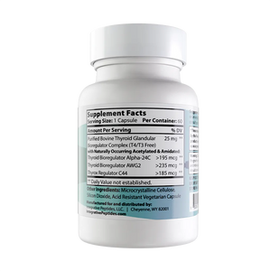 ThyroPep 60 capsules by Integrative Peptides Supplement Facts