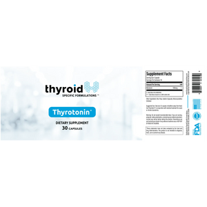 Thyrotonin by Thyroid Specific Formulations Supplement Facts