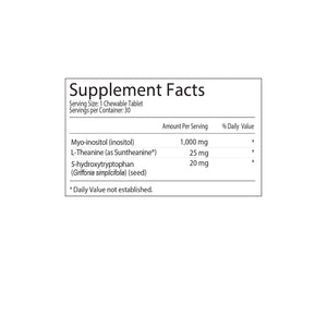 Tranquilent by Sanesco Supplement Facts