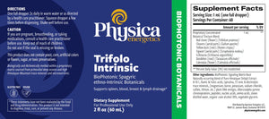Trifolo Intrinsic by Physica Energetics Supplement Facts