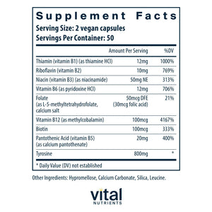 Tyrosine and B Vitamins