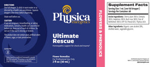 Ultimate Rescue by Physica Energetics Supplement Facts