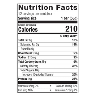 Ultra Energy Bars by Metagenics Supplement Facts