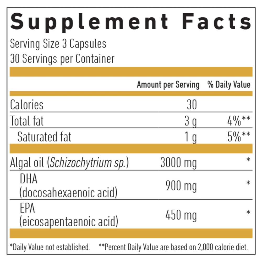 Vegan Omega 3 DHA & EPA 450