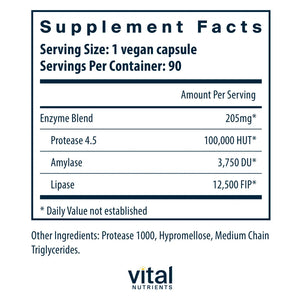 Vegan Pancreatic Enzymes