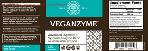 VeganZyme by Global Healing Supplement Facts