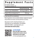Vitamin D3 + K2