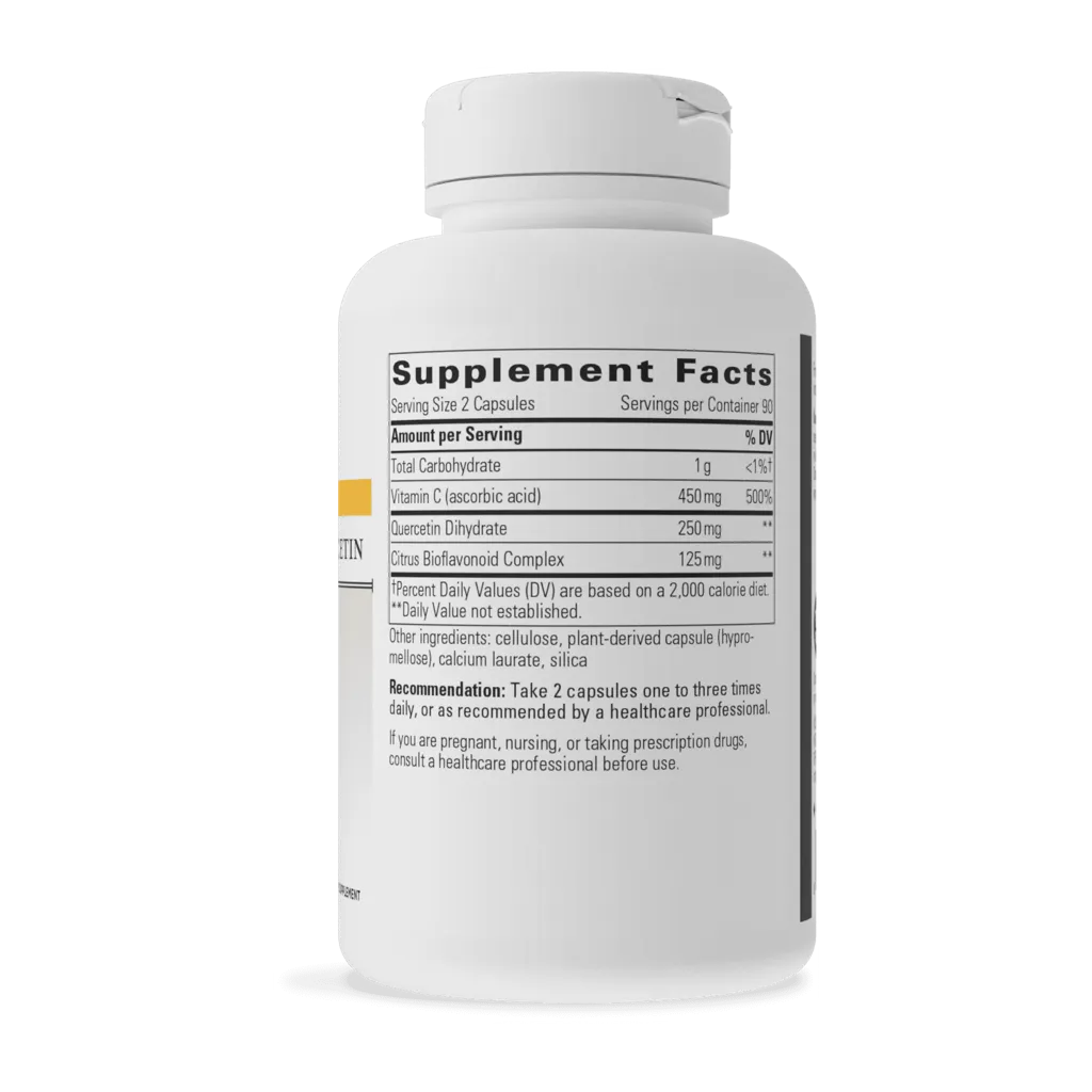 Vitamin C with Quercetin by Integrative Therapeutics Supplement Facts
