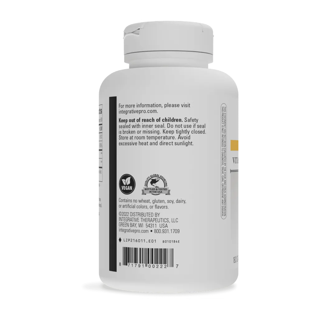 Vitamin C with Quercetin by Integrative Therapeutics Label