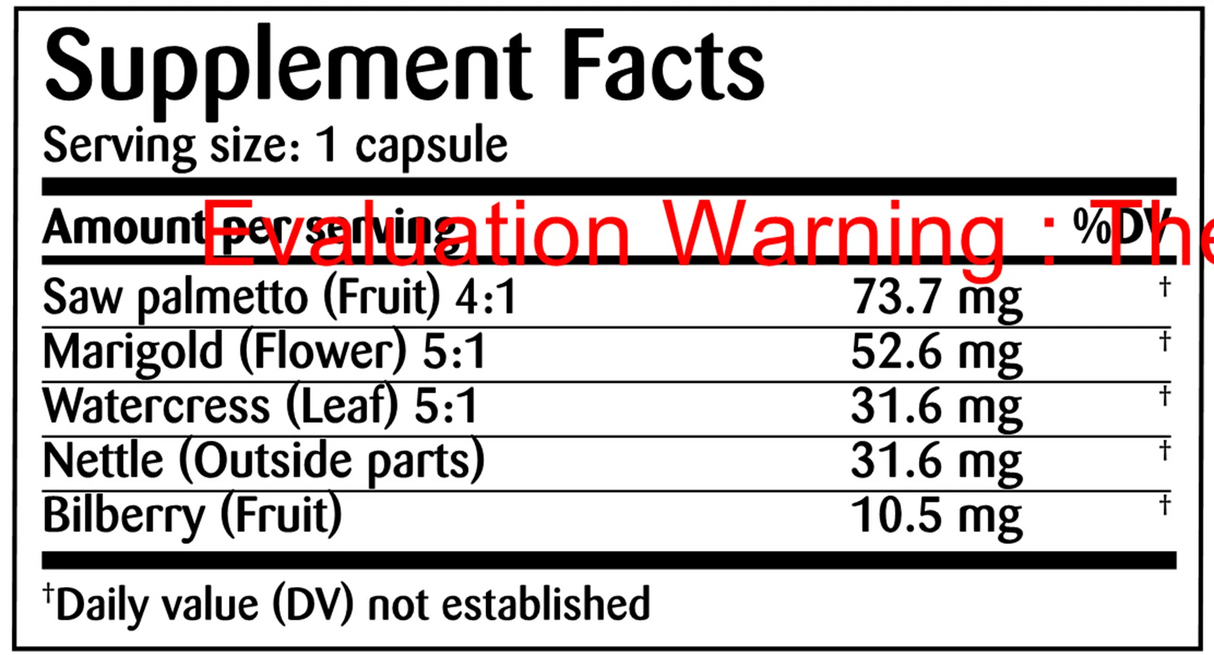Well-Being Hair by Activa Labs Supplement Facts