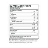 Whey Protein Isolate Chocolate by Thorne Supplement Facts