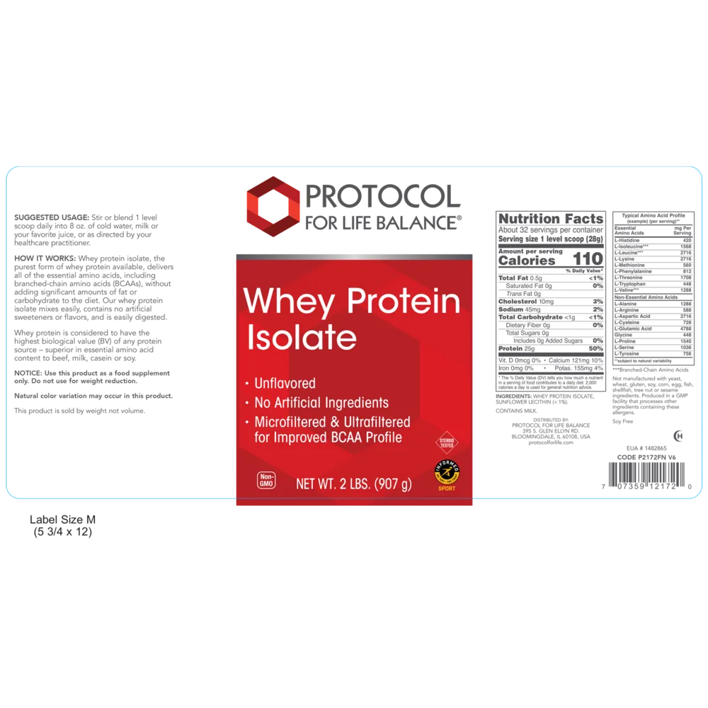 Whey Protein Isolate Pure
