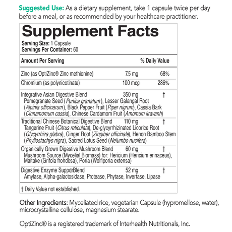 ecoDigest by EcoNugenics Supplement Facts