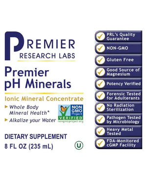 Premier pH Minerals by Premier Research Labs Label