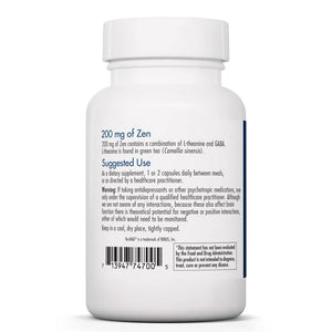 200 mg of Zen by Allergy Research Group Label