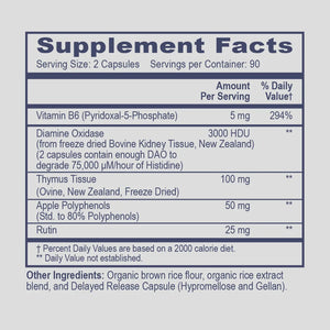 ABP1 Assist (Hista/Gut) by PHP/MethylGenetic Nutrition Supplement Facts