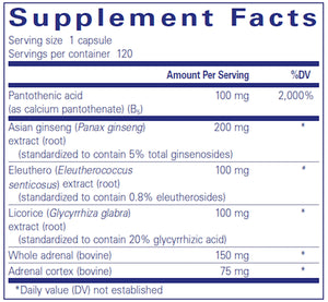 ADR Formula by Pure Encapsulations Supplement Facts