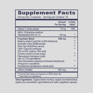 Autophagy Assist (Fasting Boost) by PHP/MethylGenetic Nutrition Supplement Facts