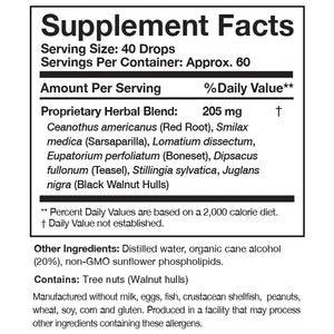 BLt by Researched Nutritionals Supplement Facts