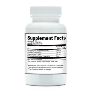 Bergamot Complex by Compounded Nutrients Supplement Facts