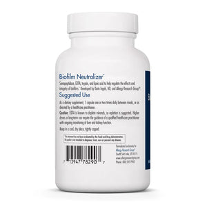 Biofilm Neutralizer with EDTA by Allergy Research Group Label