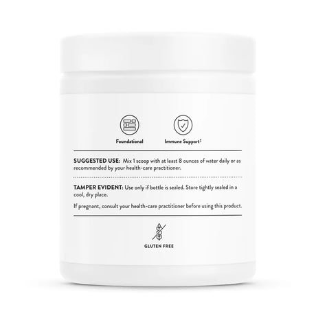 Buffered C Powder by Thorne Bottle Label