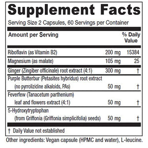 Butterbur Extra by Vitanica Supplement Facts