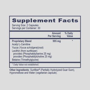 CBS/BHMT Assist (HomCyst) by PHP/MethylGenetic Nutrition Supplement Facts