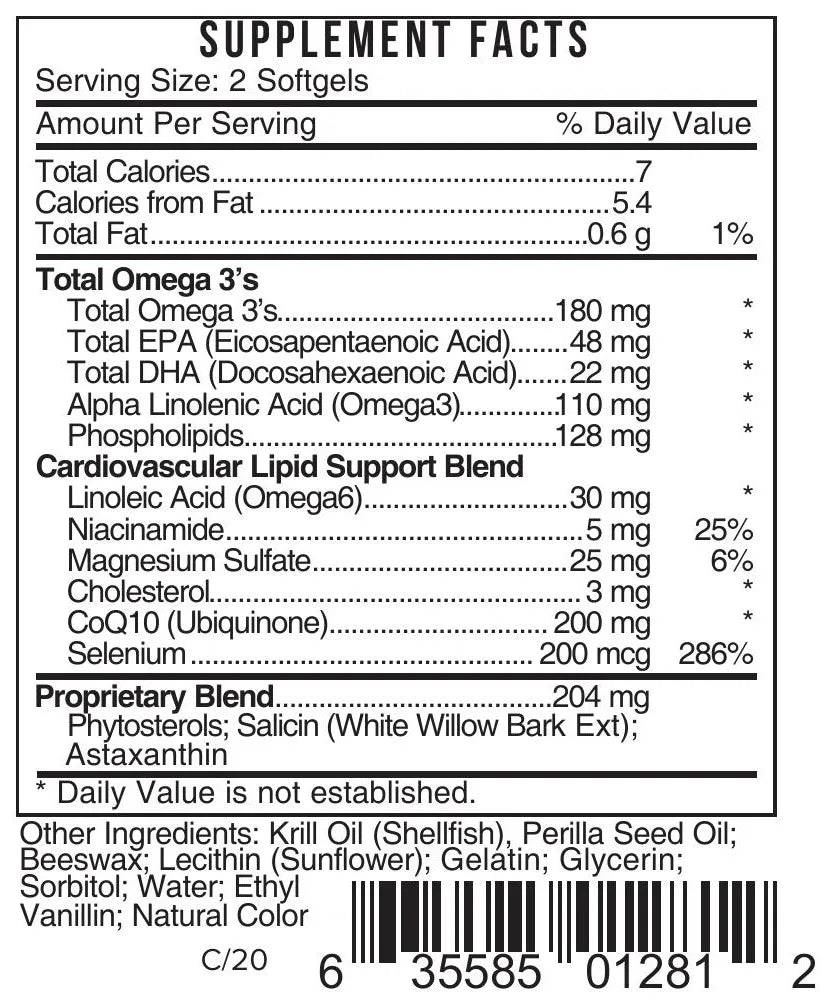 CVO-R by Systemic Formulas Supplement Facts