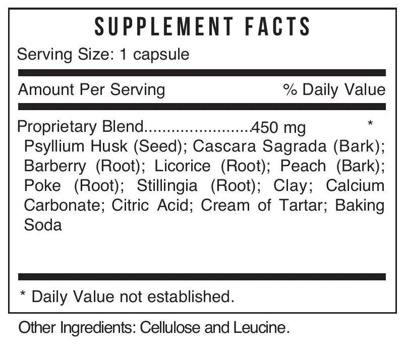 C Colon by Systemic Formulas Supplement Facts
