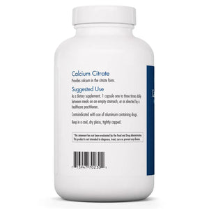 Calcium Citrate by Allergy Research Group Label