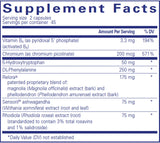 CarbCrave Complex by Pure Encapsulations Supplement Facts