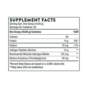 Collagen Fit by Thorne Supplement Facts
