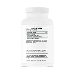 Curcumin Phytosome NSF by Thorne Bottle Supplement Facts