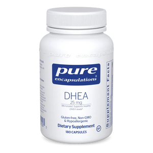 DHEA (micronized) 25mg 180 capsules by Pure Encapsulations