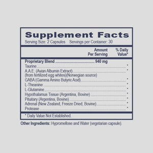 GABA Accelerator by PHP/MethylGenetic Nutrition Supplement Facts