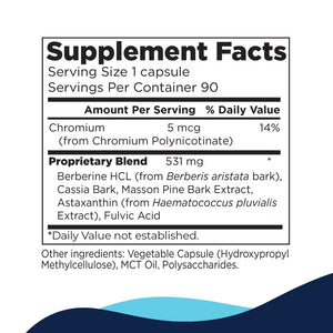 GCO by CellCore Supplement Facts