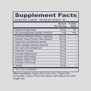 G.I. Assist by PHP/MethylGenetic Nutrition Supplement Facts
