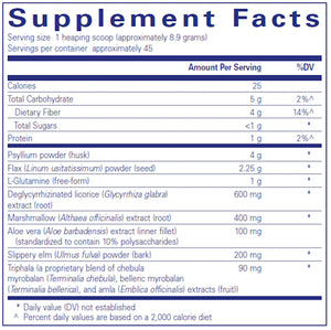 G.I. Fortify (Powder) by Pure Encapsulations Supplement Facts