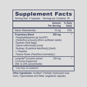 Glutamate Scavenger/Calming by PHP/MethylGenetic Nutrition Supplement Facts