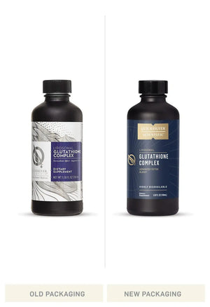 Glutathione Complex by Quicksilver Scientific Old vs New Bottle Comparison