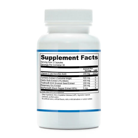 Glutathione Conjugation Support by Functional Genomic Nutrition Supplement Facts