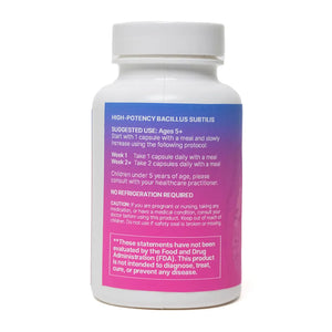 HU58 High Potency Bacillus Subtilis by Microbiome Labs Supplement Facts