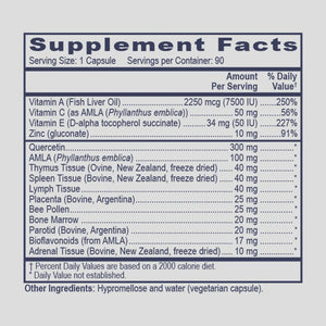 Immuno Complex by Professional Health Products Supplement Facts