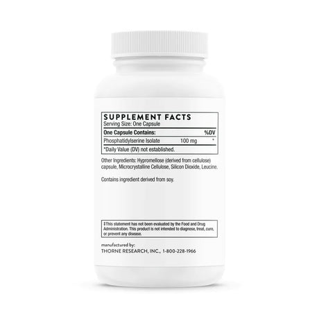 Iso-Phos by Thorne Bottle Supplement Facts