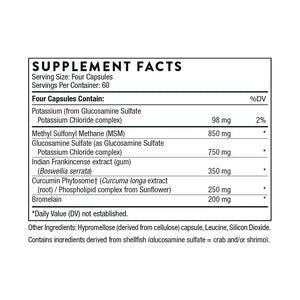 Joint Support Nutrients by Thorne Supplement Facts