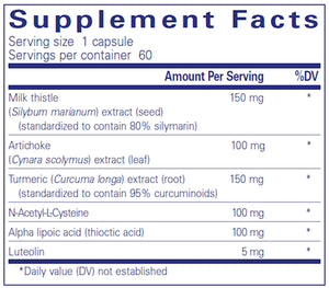 LVR Formula by Pure Encapsulations Supplement Facts